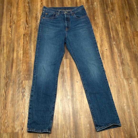 Levi's Denim - Levi's 501 Jeans Women's 27 High Rise Button Fly Classic Fit Straight Leg Denim
